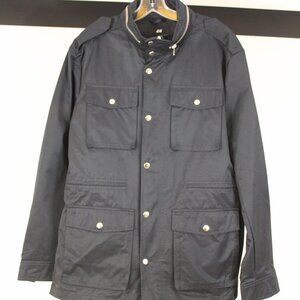 H&M Men’s Black Utility Jacket Size Large